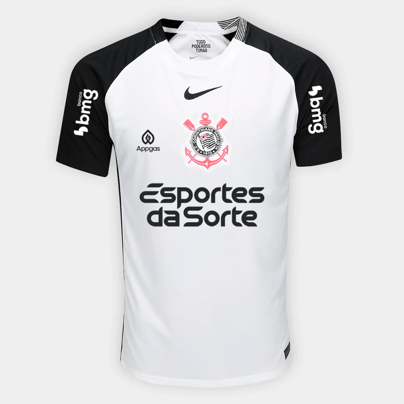 Camisa Nike Corinthians 2025/26 I Torcedor Com Patrocínios