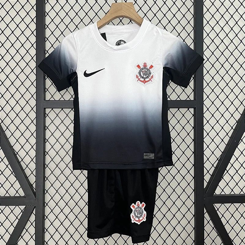 Kit Infantil Corinthians I 2024/25 + PERSONALIZAÇÃO GRÁTIS